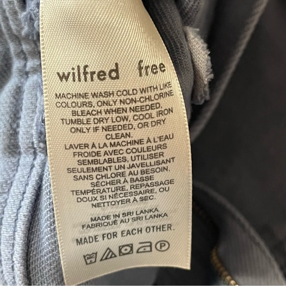Aritzia Wilfred Free Modern Utility Pant Utility Pants Size 2 Gray Blue Preowned - Picture 9 of 12